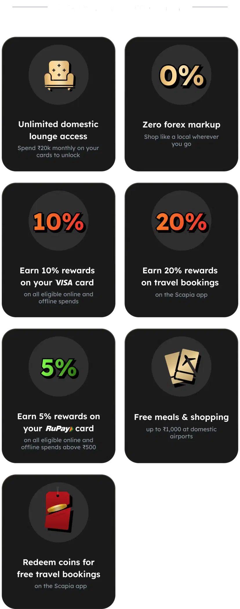 Card benefits
